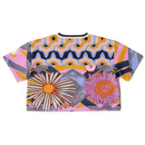 Bahama Mama Crop Jersey Cropped Football Jersey - AOP - Thathoodyshop