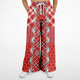 Red Tide Plaid Stretchy Phat Bellbottoms Bellbottoms - Thathoodyshop