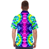 Rings of Saturn S/S Button Down Shirt Short Sleeve Button Down Shirt - AOP - Thathoodyshop