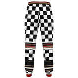 THS Snake Bite Checkmate Fleece Joggers Fashion Jogger - AOP - Thathoodyshop