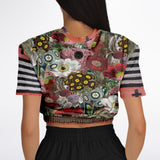 Remembering Woodstock Floral Cropped Sweater Cropped Sweater - Thathoodyshop