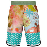 Pleasure Point Basketball Shorts Basketball Short Rib - AOP - Thathoodyshop