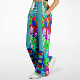 Make Me Happy Floral Plaid Stretchy Phat Bellbottoms Bellbottoms - Thathoodyshop