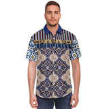 Tavira Mirabella S/S Button Down Shirt Short Sleeve Button Down Shirt - AOP - Thathoodyshop
