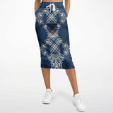Blue Mystic Pocket Maxi Skirt Long Skirt - Thathoodyshop