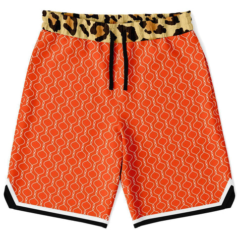 Me So Leopard Basketball Shorts Basketball Short Rib - AOP - Thathoodyshop