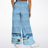 Blue Geo THS Signature SW  Bellbottoms Bellbottoms - Thathoodyshop