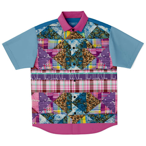 Gypsy Queen Purple Button Down Shirt Short Sleeve Button Down Shirt - Thathoodyshop