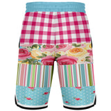 Parade of Roses Basketball Shorts Basketball Short Rib - AOP - Thathoodyshop
