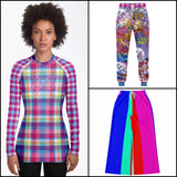 Calypso Fashion Rashguard Top Rashguard - Thathoodyshop