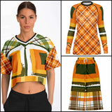 Seville Crop Jersey Cropped Football Jersey - AOP - Thathoodyshop