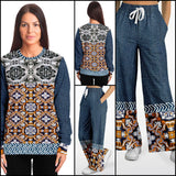 Rustica Denim Flare Leg Joggers Flare Joggers - Thathoodyshop