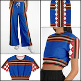 Gold Line Blue Flare Leg Joggers Flare Leg Joggers - Thathoodyshop