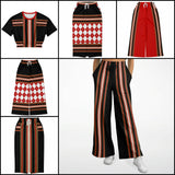 Gold Line Black Cropped Sweater Cropped Sweater - Thathoodyshop