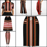 Gold Line Black Pocket Maxi Skirt Maxi Skirt - Thathoodyshop