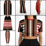 Gold Line Doubles Cropped Sweater Cropped Sweater - Thathoodyshop