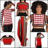 Argyle Me Fashion Rashguard Top Rashguard - Thathoodyshop