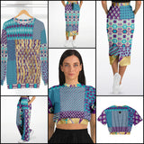 Purple Jetson Cropped Sweater Cropped Sweater - Thathoodyshop
