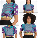 Purple Jetson Cropped Sweater Cropped Sweater - Thathoodyshop