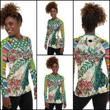 Green Peacock Fashion Rashguard Top Rashguard - Thathoodyshop