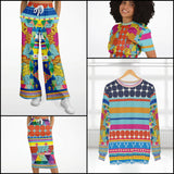 Queenie Flare Leg Joggers Flare Joggers - Thathoodyshop