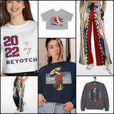 2022 is My BEYOTCH Cropped T-Shirt T-Shirt - Thathoodyshop