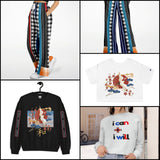 Jussie Fruit Flare Leg Joggers Flare Joggers - Thathoodyshop