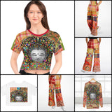 Buddha's Temple Crop Tee Crop Top - Thathoodyshop