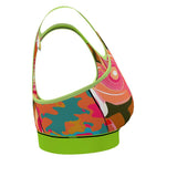 Abstract Cabbage Rose Unpadded Sports Bra Sports Bra - Thathoodyshop