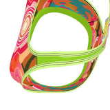 Abstract Cabbage Rose Unpadded Sports Bra Sports Bra - Thathoodyshop