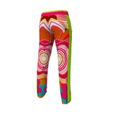 Abstract Cabbage Rose Unisex Track Pants Mens Tracksuit Trousers - Thathoodyshop