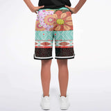 Summer of Love Basketball Shorts Basketball Short Rib - AOP - Thathoodyshop