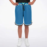Aqua Amarillo Basketball Shorts Basketball Short Rib - AOP - Thathoodyshop