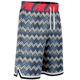 Liberty Pebble Basketball Shorts (Unisex) Basketball Short Rib - AOP - Thathoodyshop