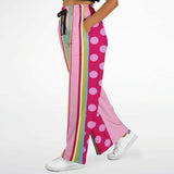 Pink Dottie Calypso Stretchy Phat Bellbottoms Wide Leg Pants - Thathoodyshop