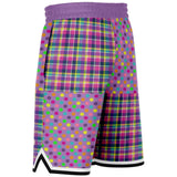 Mercury Retrograde Polka Plaid Basketball Shorts Basketball Shorts - Thathoodyshop