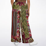 Red Melange Flare Leg Joggers Flare Joggers - Thathoodyshop