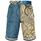 Blue Royale Basketball Shorts Basketball Short Rib - AOP - Thathoodyshop