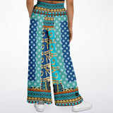 Many Blessings Horus Eye SW Stretchy Phat Bellbottoms Flare Leg Pants - Thathoodyshop
