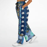 Dahlia Lama Flare Leg Joggers Athletic Flare Jogger - AOP - Thathoodyshop