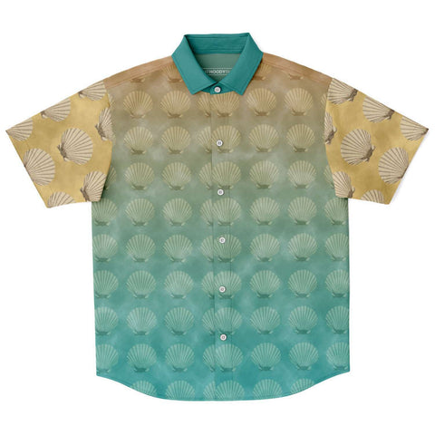 Atlantis S/S Button Down Shirt Short Sleeve Button Down Shirt - AOP - Thathoodyshop