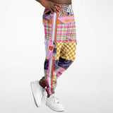 Bahama Mama Pink Patchwork Unisex Eco-Poly Cargo Joggers Cargo Pants - Thathoodyshop