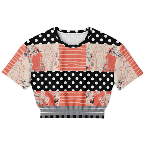 Mint Julep Black Cropped Sweater Cropped Short Sleeve Sweater - Thathoodyshop