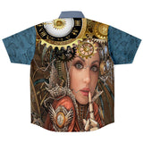 Steampunk Galatica S/S Button Down Shirt Short Sleeve Button Down Shirt - AOP - Thathoodyshop