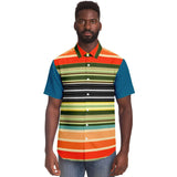 Tequila Sunrise Short Sleeve Button Down Shirt Short Sleeve Button Down Shirt - Thathoodyshop