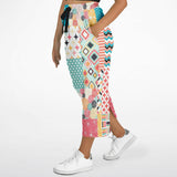 Old Miami Geo Patchwork Long Pocket Skirt Pocket Skirt - Thathoodyshop