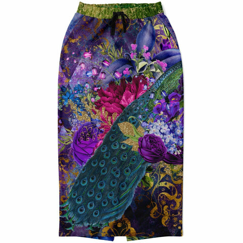 Purple Fusion Pocket Maxi Skirt Maxi Skirt - Thathoodyshop
