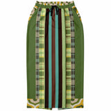 Green Caravan Pocket Maxi Skirt Long Pocket Skirt - Thathoodyshop