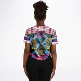 Gypsy Queen Purple Cropped Baseball Jersey Cropped Baseball Jersey - Thathoodyshop