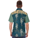 Bon Voyage S/S Button Down Shirt Short Sleeve Button Down Shirt - AOP - Thathoodyshop